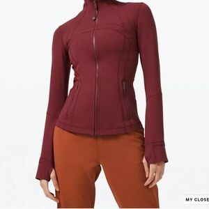 Lululemon Jacket Luon Red Merlot size 12